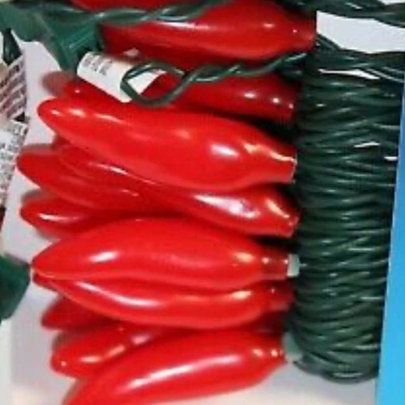 Certified Other - Red Chili Pepper String Light Set indoor outdoor
